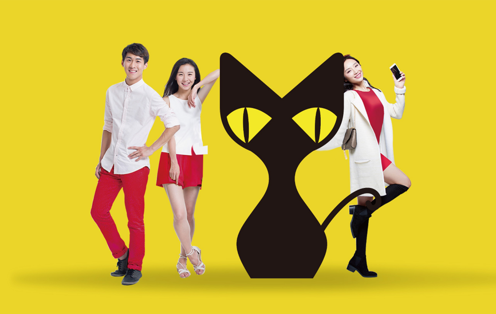 隐形眼镜连锁品牌LOGO升级-猫目家MOMU企业形象设计